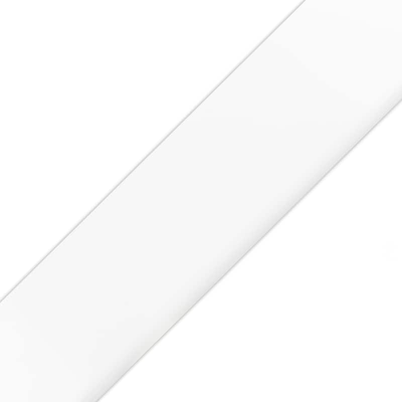 Merola Tile Battiscopa Glossy White 3-1/8" x 13" Ceramic Wall Trim - (1 Tile)