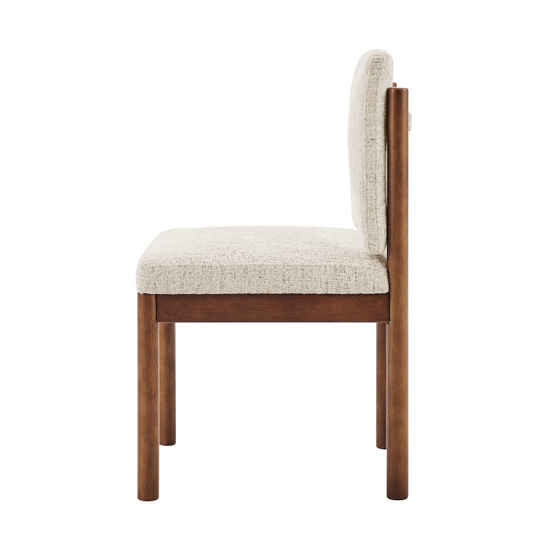 NPD Furniture Melvin Fabric Dining Side Chair (Set of 2)