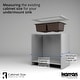 preview thumbnail 17 of 64, Karran Undermount Quartz 33 in. 50/50 Double Bowl Kitchen Sink Kit