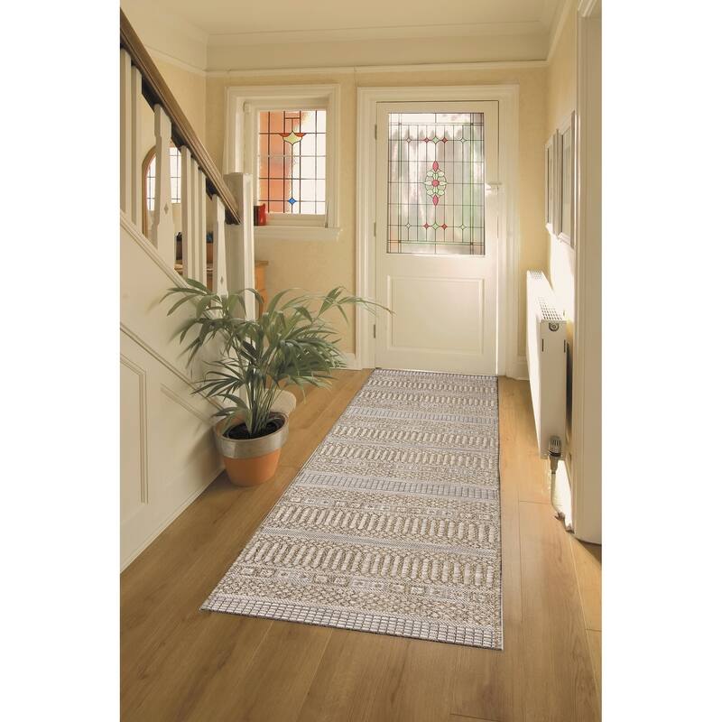 Liora Manne Orly Stripe Indoor/Outdoor Rug
