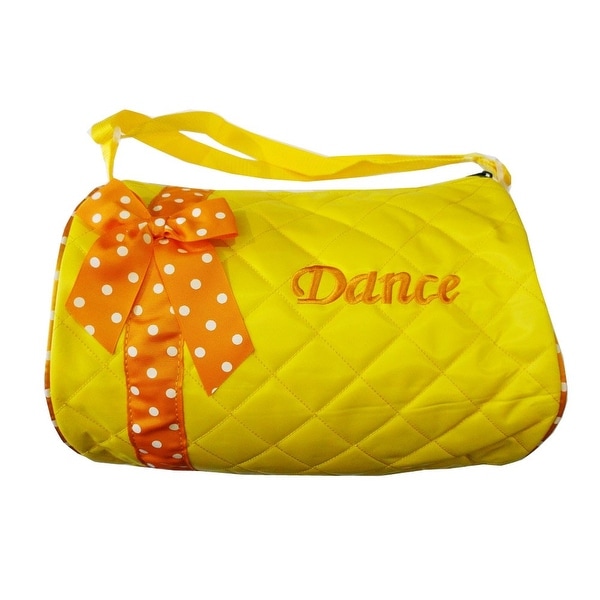 yellow dance bag