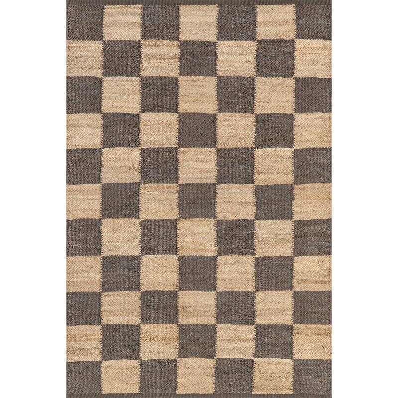 Nuloom Christana Traditional Checkered Jute Area Rug