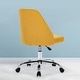preview thumbnail 9 of 33, Home Office Chair Twill Fabric Ergonomic Desk Chair Computer Task Chair Vanity Chair