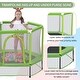 preview thumbnail 5 of 7, Toddlers Trampoline with Safety Enclosure Net and Balls