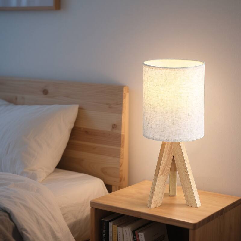 Sofucor 15 inch Table Lamp with LED Light and USB Ports