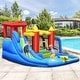 preview thumbnail 3 of 11, Costway Inflatable Bouncer Water Slide Bounce House Splash Pool