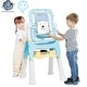 preview thumbnail 1 of 5, Kids Easel for Two Adjustable Height Double Sided Art Easel