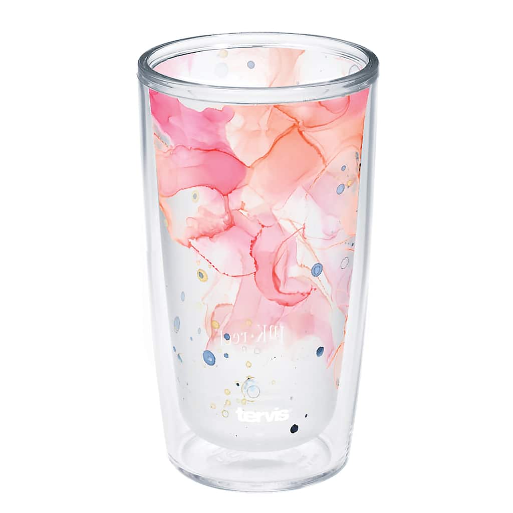 Tervis Inkreel - Crystal Nature Collection Made in USA Double Walled Insulated Travel Tumbler, Eloise - 16oz