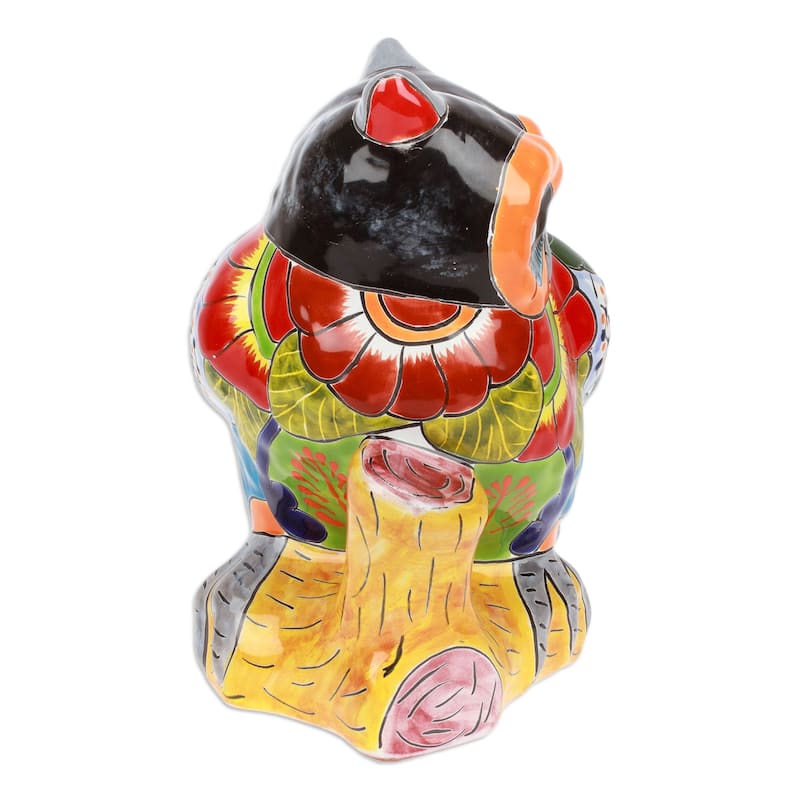 Novica Handmade Sunshine Sage Ceramic Sculpture