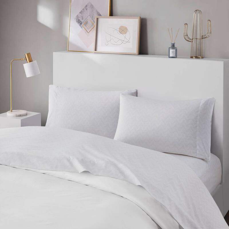 Intelligent Design Printed Microfiber Sheet Set