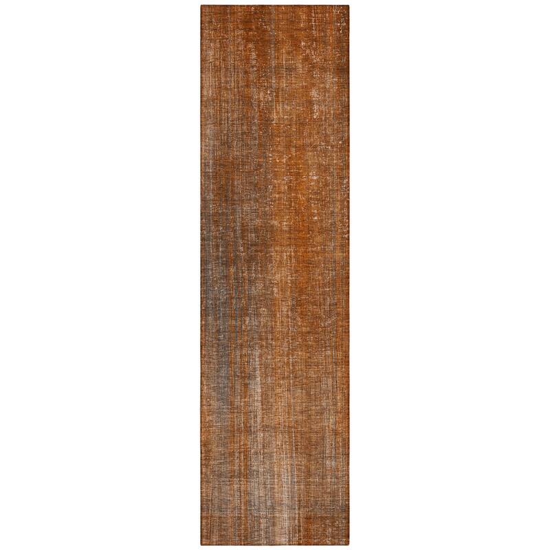 Elri Stripe Weather Resistant Timeless Fusion Outdoor Rug