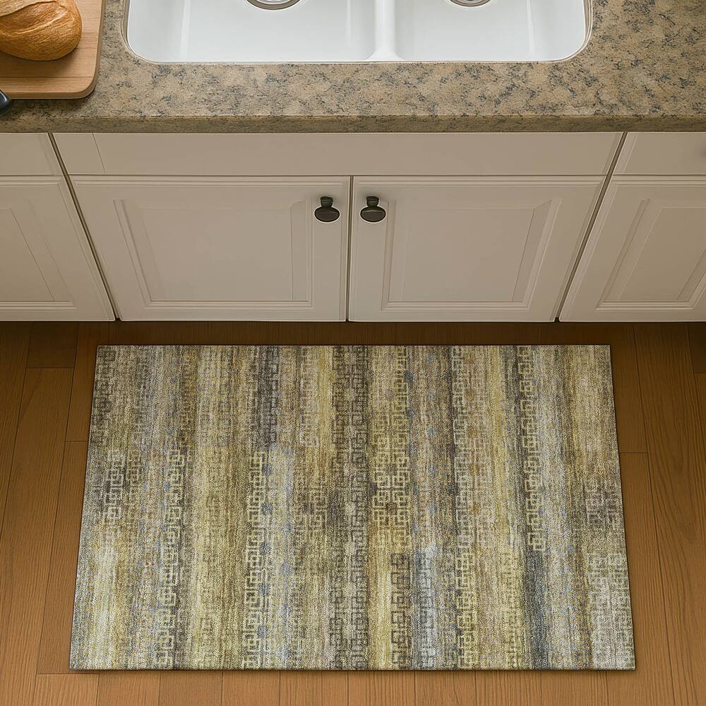 Premium Washable Super Soft Modern Stripe Mayfield Rug