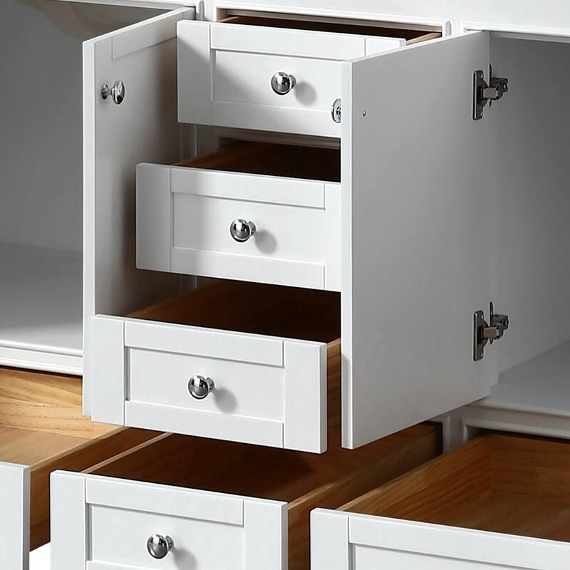 Deborah 72-inch Double Vanity Cabinet, 70-inch Mirror