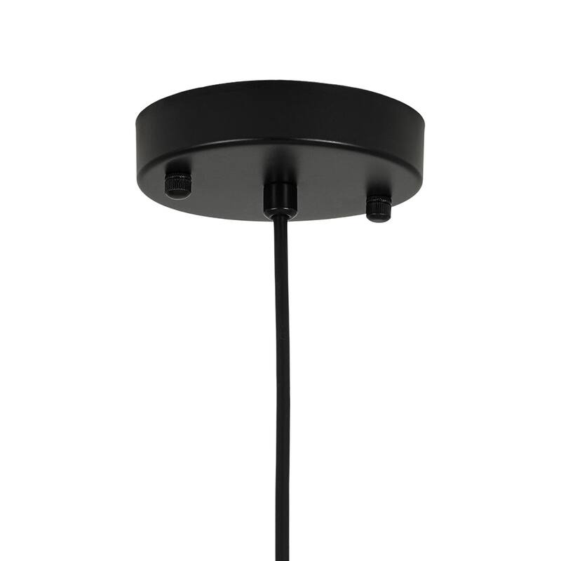 Coastal-style 4-Light Hemp-rope Geometric Linen Fabric Pendant - 33.5 in