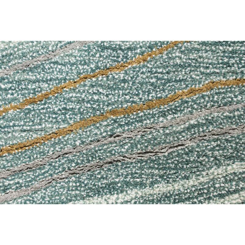 Bashian Makai Grey Contemporary Area Rug