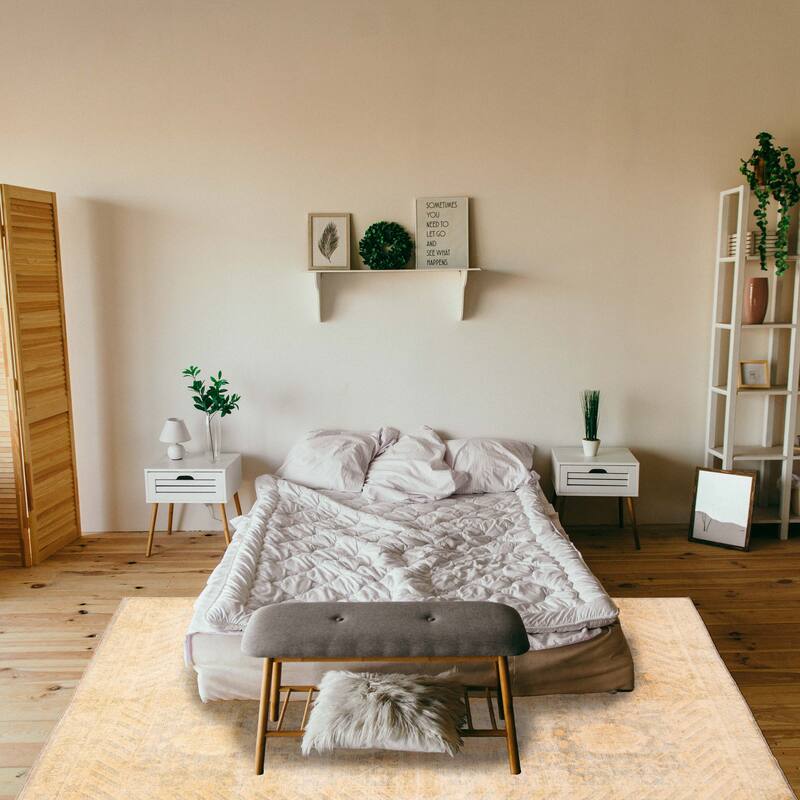 ECARPETGALLERY Hand-knotted Peshawar Oushak Sage Wool Rug - 9'6 x 13'7