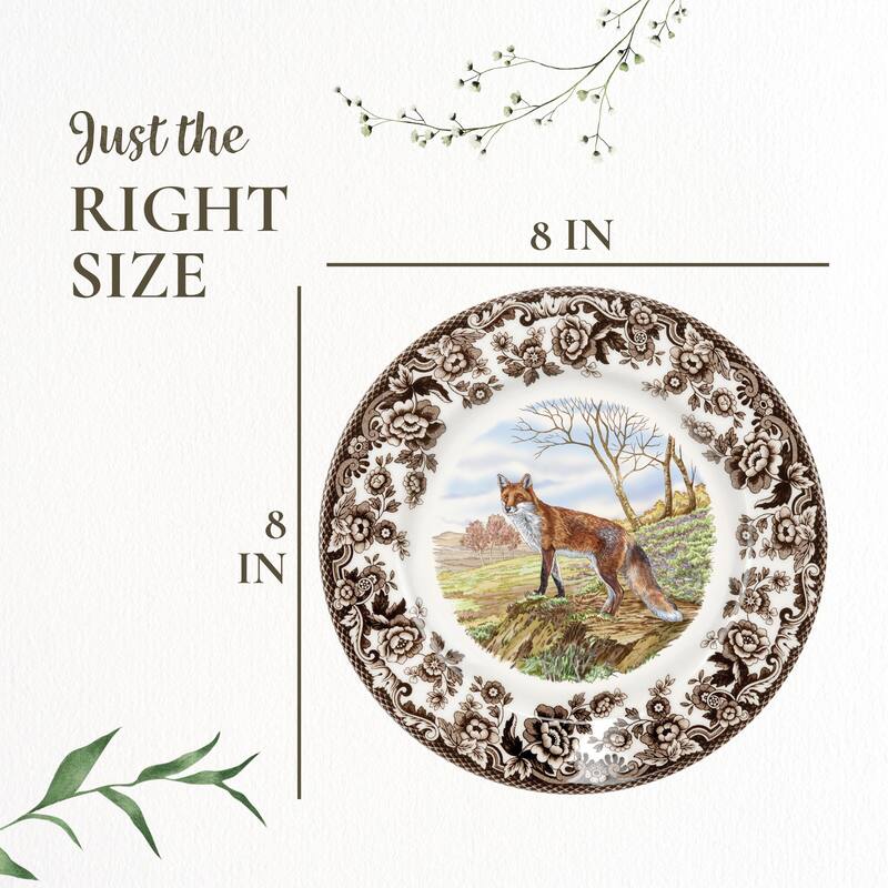 Spode Woodland Salad Plate Assorted Animals