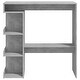 preview thumbnail 24 of 48, vidaXL Bar Table with Storage Rack 39.4"x19.7"x40" Engineered Wood - 39.4" x 19.7" x 40"