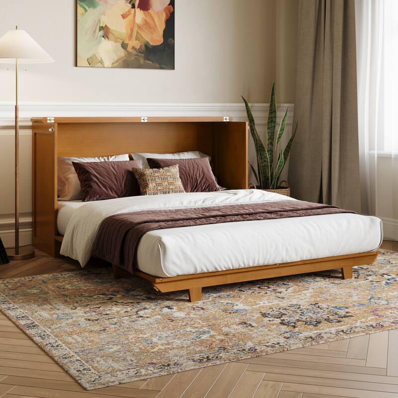 AFI Charleston Murphy Bed Chest with 6" Mattress