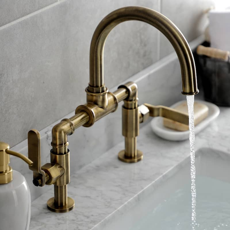 Kingston Brass Whitaker Bridge Bathroom Faucet