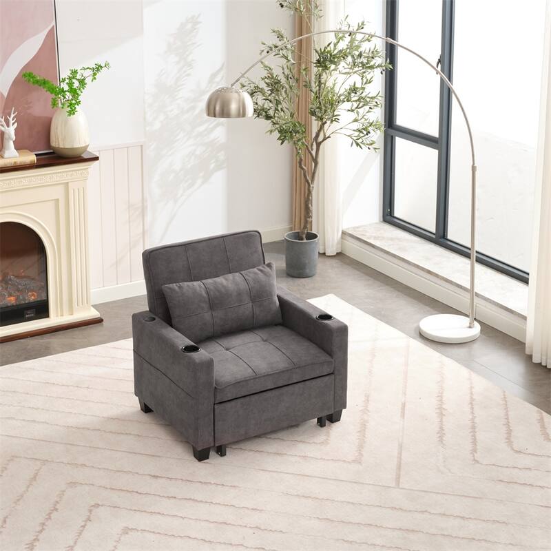 Chair Bed Convertible Chair 3-in-1 Pull Out Sleeper Chair Beds