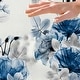 preview thumbnail 4 of 5, Laural Home Whispering Blue Botanicals Memory Foam Rug