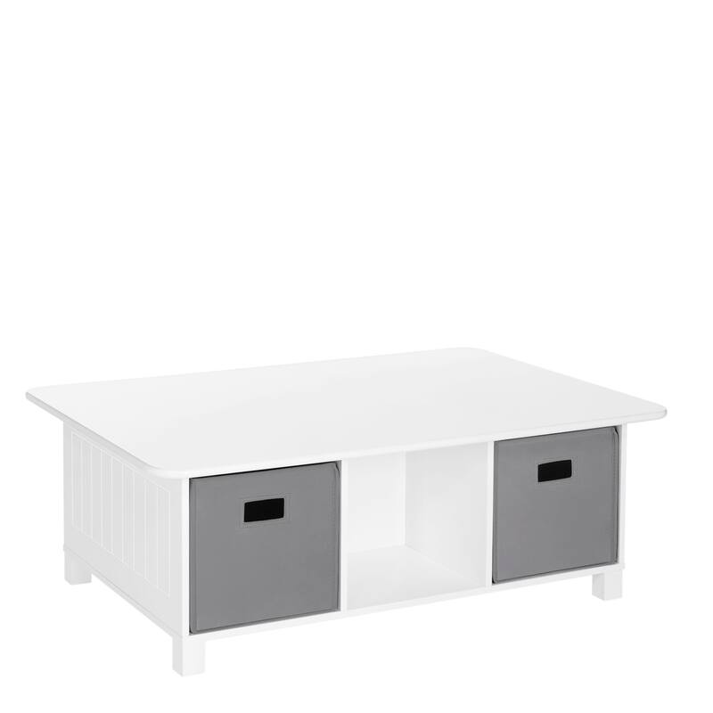 RiverRidge Kids Desk, Activity and Play Table with 6 Storage Cubbies