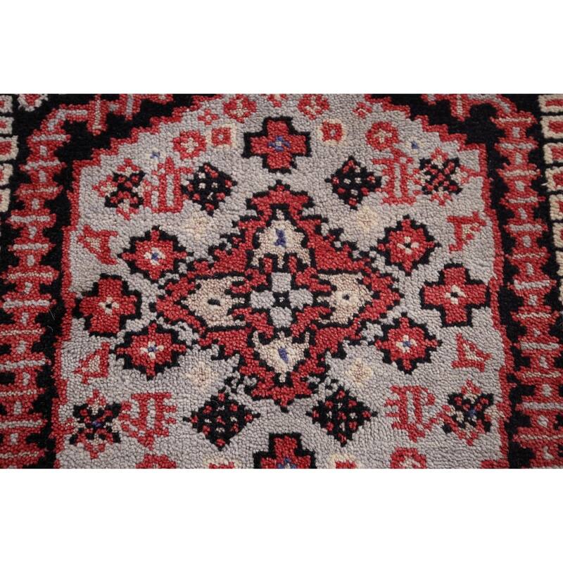 Viss Indian Area Rug Handmade Wool Carpet - 4'0"x 6'0"