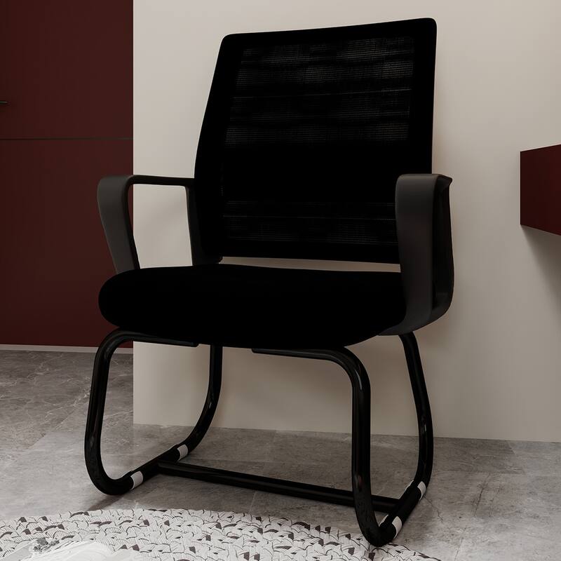 Roomfitters Minimalist Modern Office Chair - Metal Frame, Soft & Comfortable, Home & Office Use