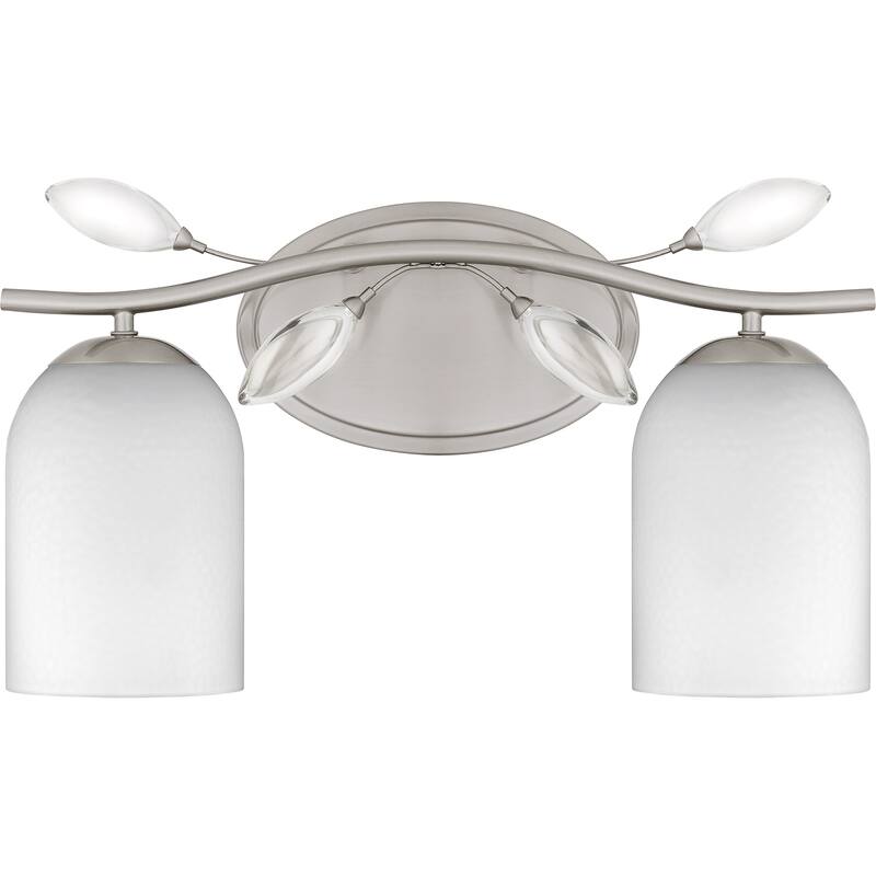 Ulysses 2-Light Brushed Nickel Bath Light