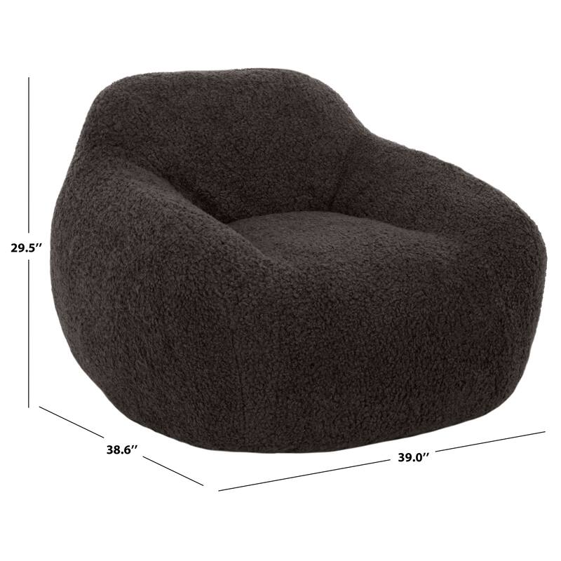 SAFAVIEH Couture Lorianna Bean Bag Chair - 39"W x 39"D x 30"H