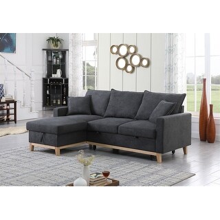 Reversible Sleeper Sectional Sofa - Bed Bath & Beyond - 38006763