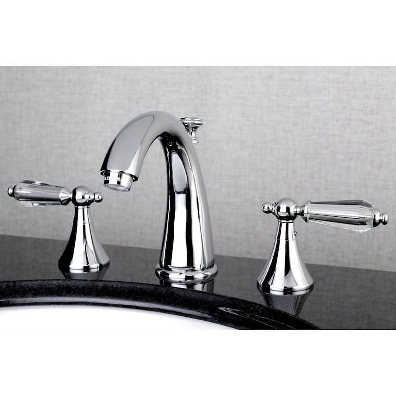 Kingston Brass Wilshire 1.2 GPM Widespread Bathroom Faucet with Pop-Up