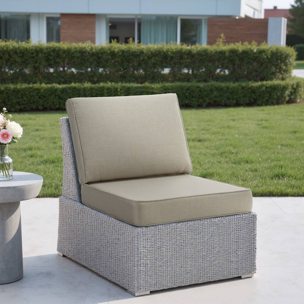 Sunbrella Indoor Outdoor Chair Cushion and Pillow