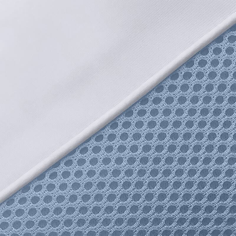 DreamLab Cooling Sleep Pillows for Back, Stomach or Side Sleepers, Set of 2 - White / Blue