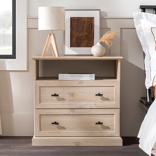 Middlebrook 25-inch Modern 2-Drawer Storage Nightstand - On Sale - Bed Bath  & Beyond - 28787650