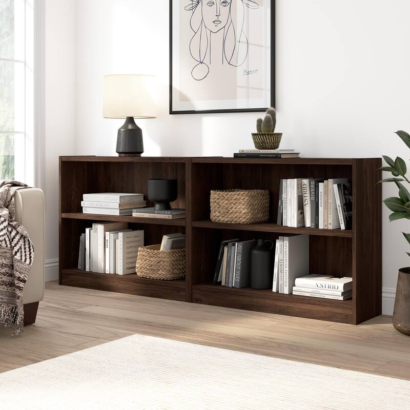 Universal Small 2 Shelf Bookcase Storage by Bush Furniture