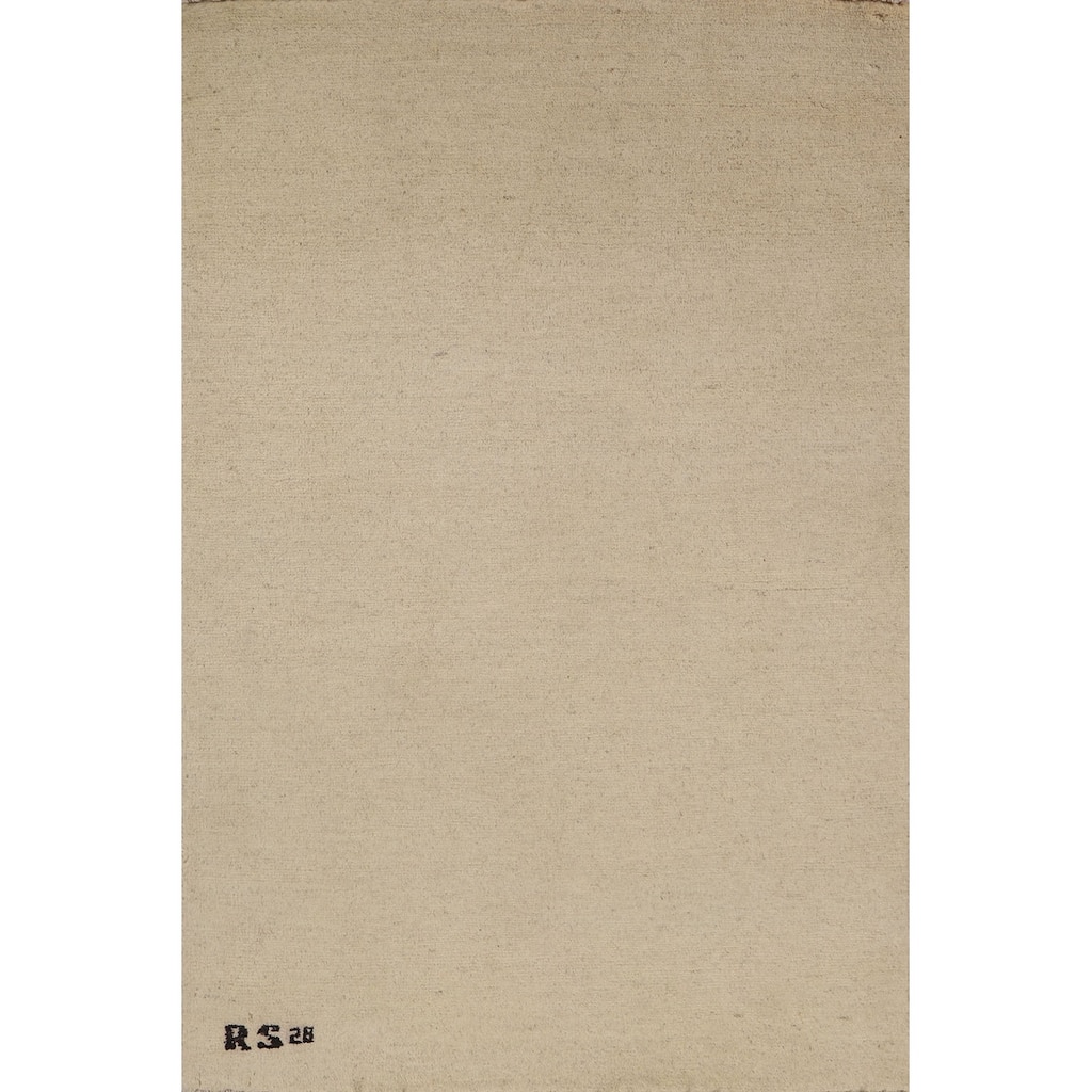 Modern Gabbeh Oriental Foyer Rug Handmade Accent Wool Carpet - 2'9"x 3'11"