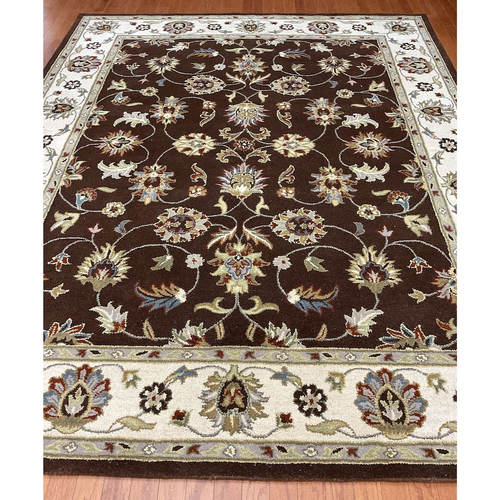 HERAT ORIENTAL Handmade Isfahan Wool Rug - 8' x 10'