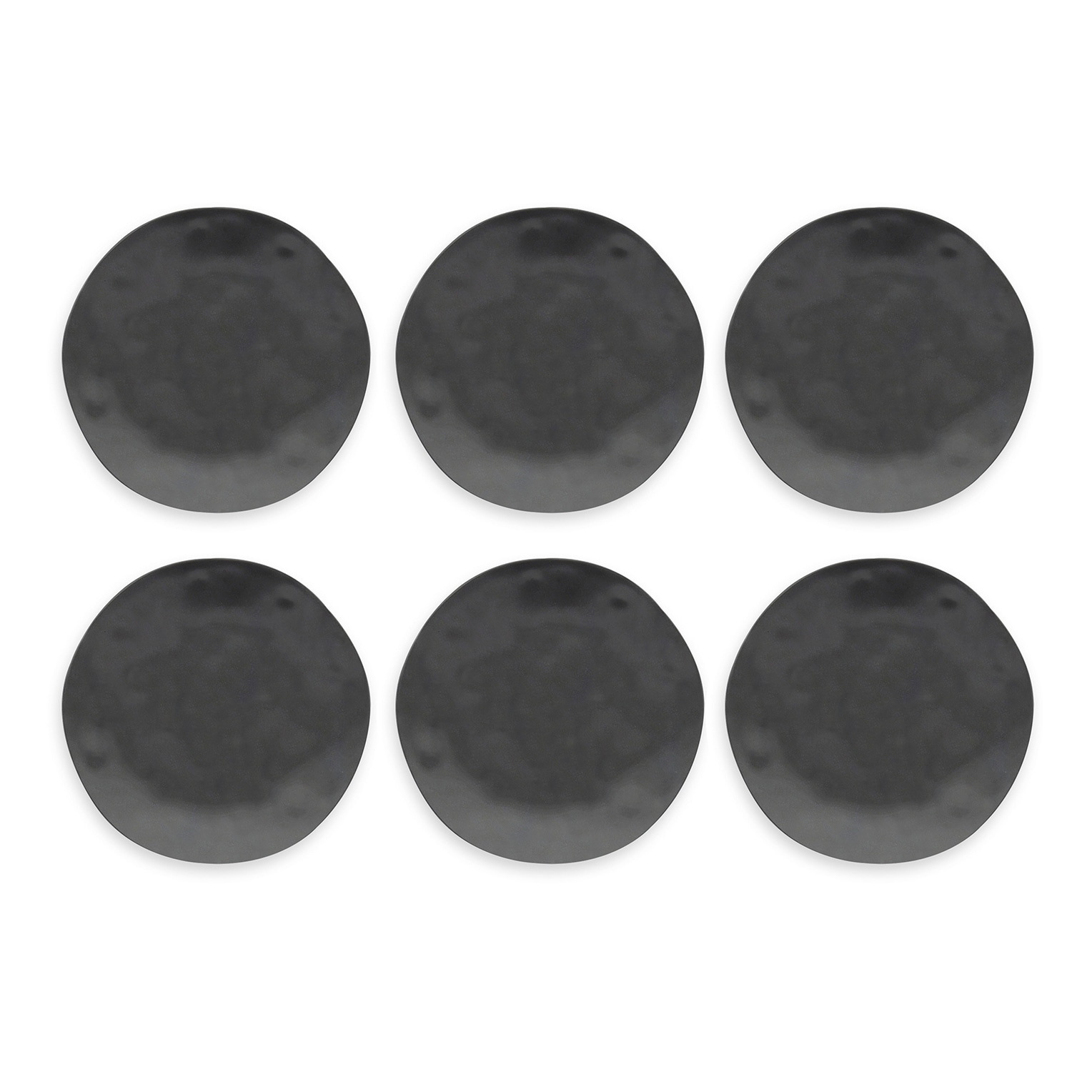 Abode Homewares Planta Dinner Plate - Matte Black - 10.5" - Set of 6