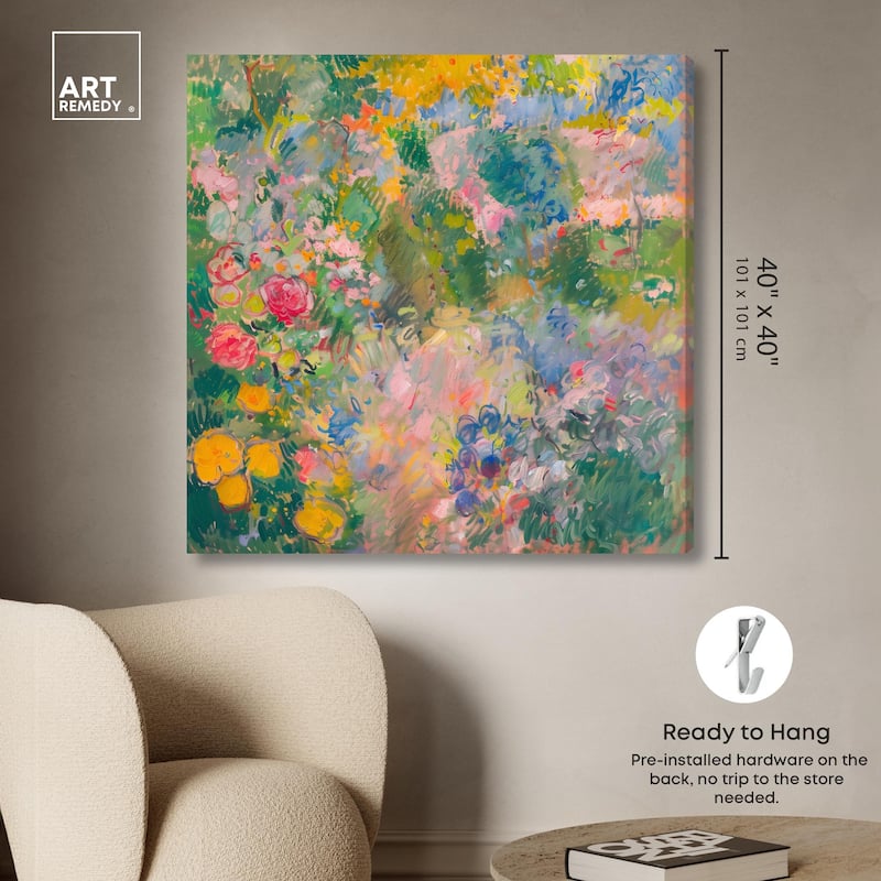 Hues of Happiness I Canvas by Art Remedy, Gallery Wrapped