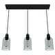 preview thumbnail 13 of 19, Hunter Lochemeade 3-Light Linear Cluster Pendant - Kitchen Island, Dining Room - Modern Farmhouse, Contemporary, Industrial