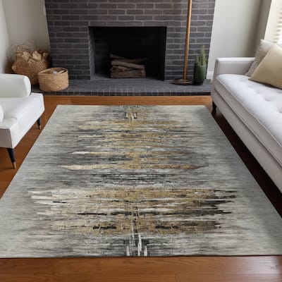 Premium Washable Super Soft Chic Modern Mayfield Rug