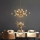 preview thumbnail 2 of 6, Veitchii Luxury Gold Ceramic Chandelier 4-light Modern Contemporary LED Sputnik Ambient Light