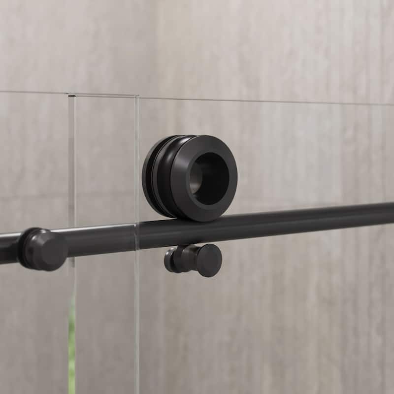 Seawin Hugo 44 - 48 x 78 inches Frameless Shower Door 3/8 in. (10 mm) Clear Tempered Glass with NanoShield Coating