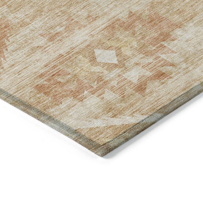 HomeRoots Southwestern Transitional Rectangle Outdoor Rug