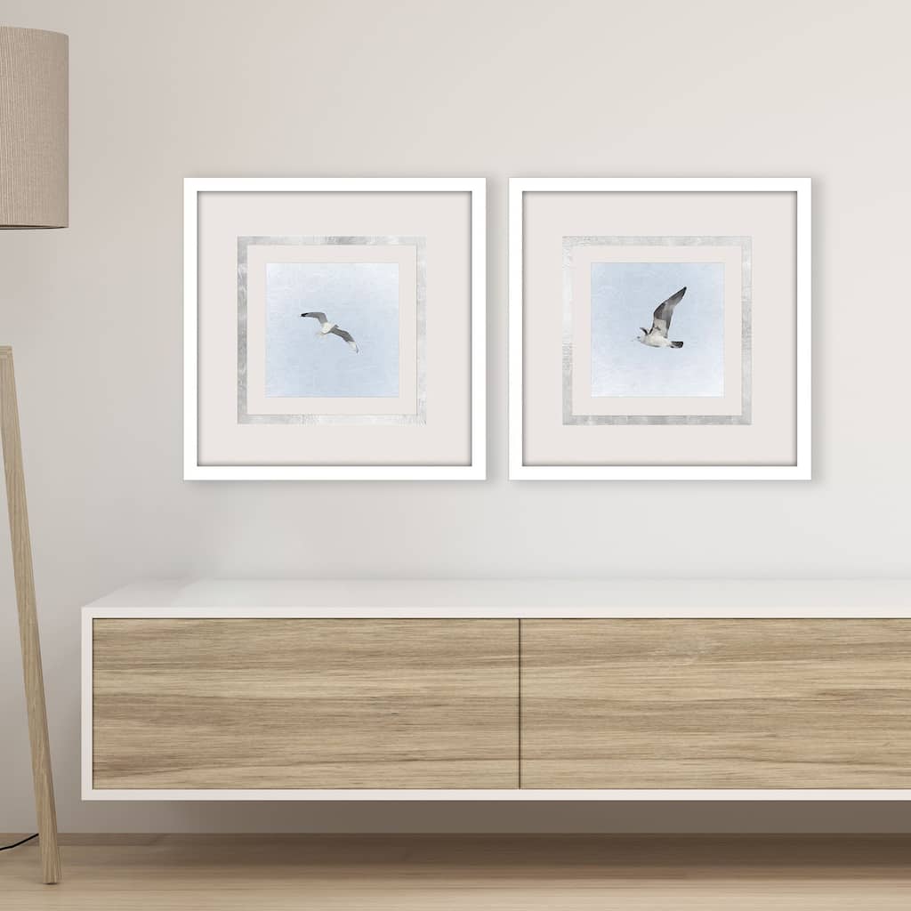 Paragon Modern Flight II Framed Art - Set of 2
