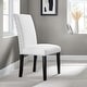 preview thumbnail 13 of 35, Parcel Dining Upholstered Fabric Side Chair White