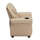 preview thumbnail 13 of 189, Contemporary Kids Recliner with Cup Holder and Headrest - 24"W x 21.5" - 36.5"D x 27"H