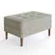 Option Platinum Velvet / Walnut Legs